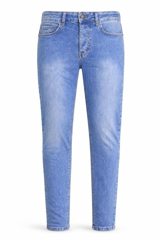 Mens UK Size 30 in Denim & Co. Regular Fit Skinny Blue Jeans