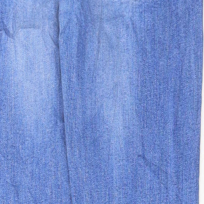 Denim & Co. Mens Blue Cotton Skinny Jeans Size 30 in L30 in Regular Button