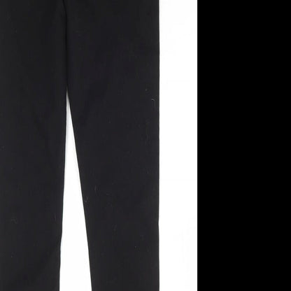 Studio Girls Black Cotton Skinny Jeans Size 12-13 Years Regular Button