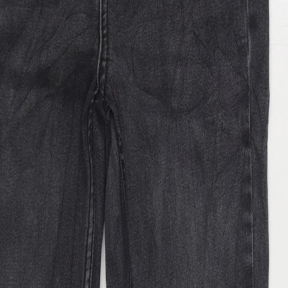 Oasis Womens Black Cotton Skinny Jeans Size 12 L28 in Regular Zip