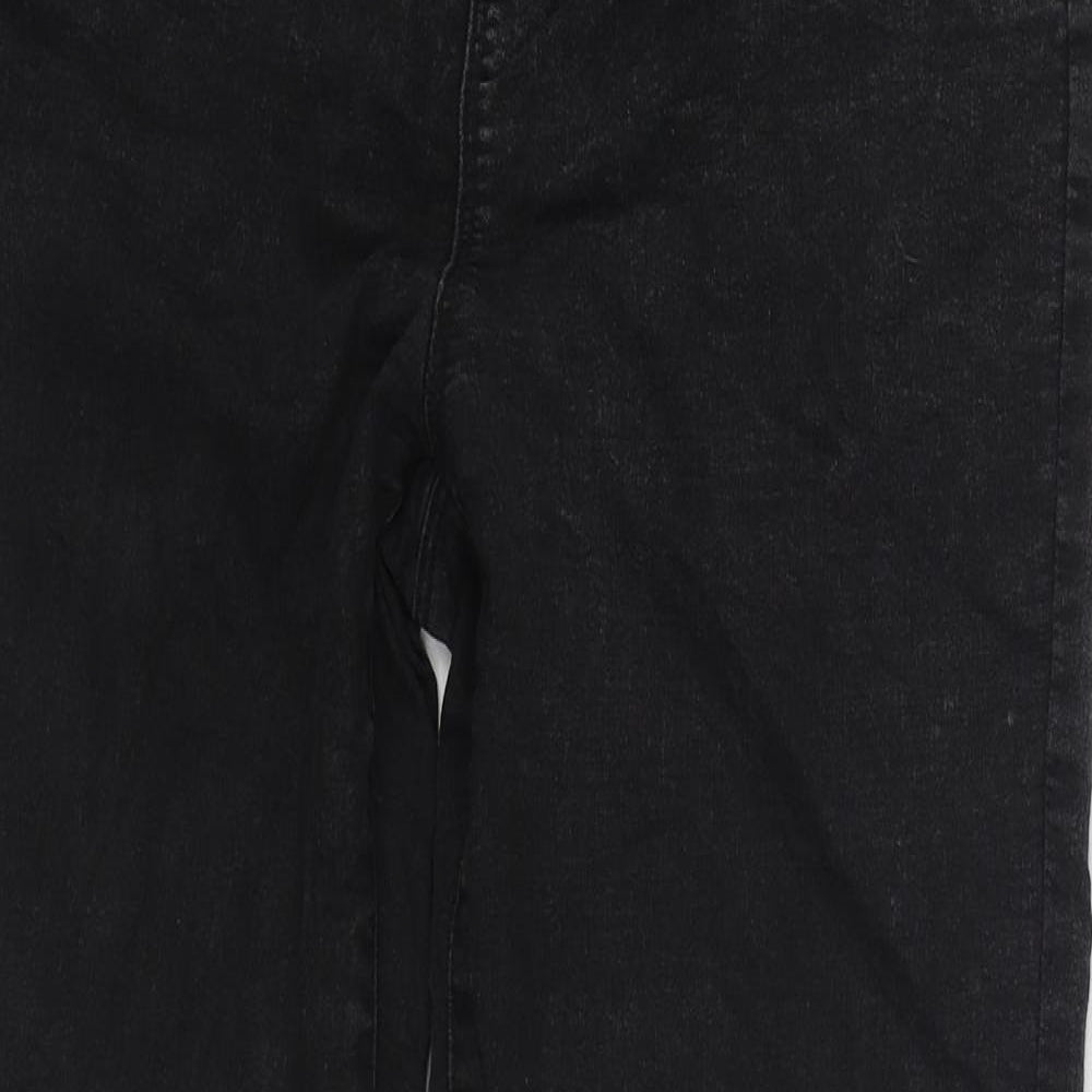 Matalan Womens Black Cotton Skinny Jeans Size 10 L37 in Regular