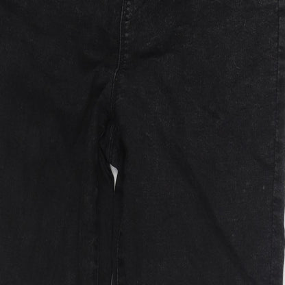 Matalan Womens Black Cotton Skinny Jeans Size 10 L37 in Regular