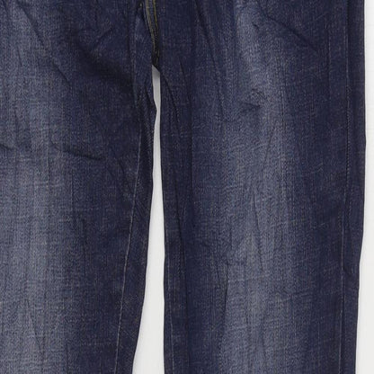 Womens UK Size 10 Monday Regular Fit Skinny Blue Jeans