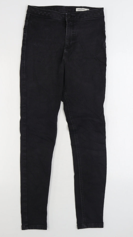 Womens UK Size 10 Marks and Spencer Regular Fit Skinny Black Jeans