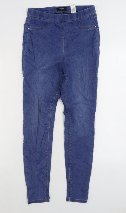 Matalan Womens Blue Cotton Jegging Jeans Size 8 L27 in Regular