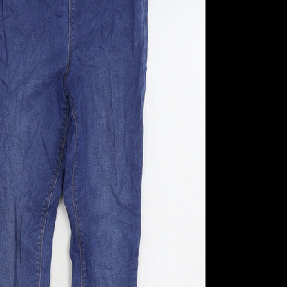 Matalan Womens Blue Cotton Jegging Jeans Size 8 L27 in Regular