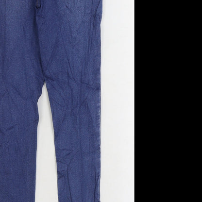 Matalan Womens Blue Cotton Jegging Jeans Size 8 L27 in Regular