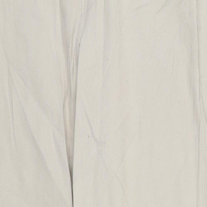 Divided by H&M Womens Beige Cotton Tapered Jeans Size 10 L28 in Regular Zip