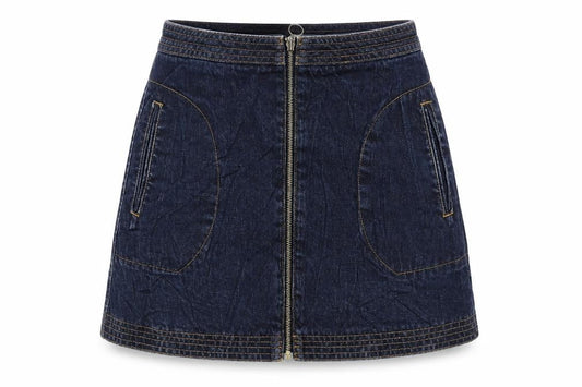 Womens UK Size S Cooperative A-Line Denim Skirt