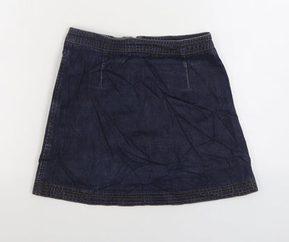 Womens UK Size S Cooperative A-Line Denim Skirt