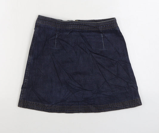 Womens UK Size S Cooperative A-Line Denim Skirt