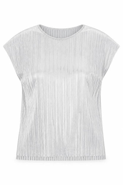 Womens UK Size 8 Apricot Silver Basic Polo