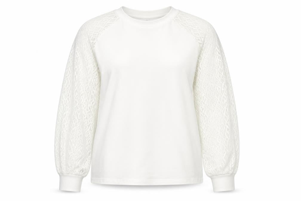 Womens UK Size L SheIn White Pullover Jumper
