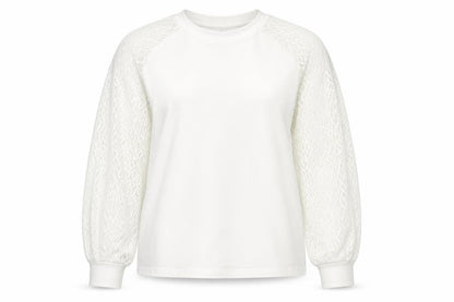 Womens UK Size L SheIn White Pullover Jumper