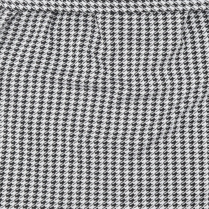 LIMITED Womens Black Check Polyester A-Line Skirt Size 26 Tie - Size 26-28