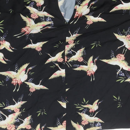 Womens UK Size 6 Dorothy Perkins Black Basic Blouse