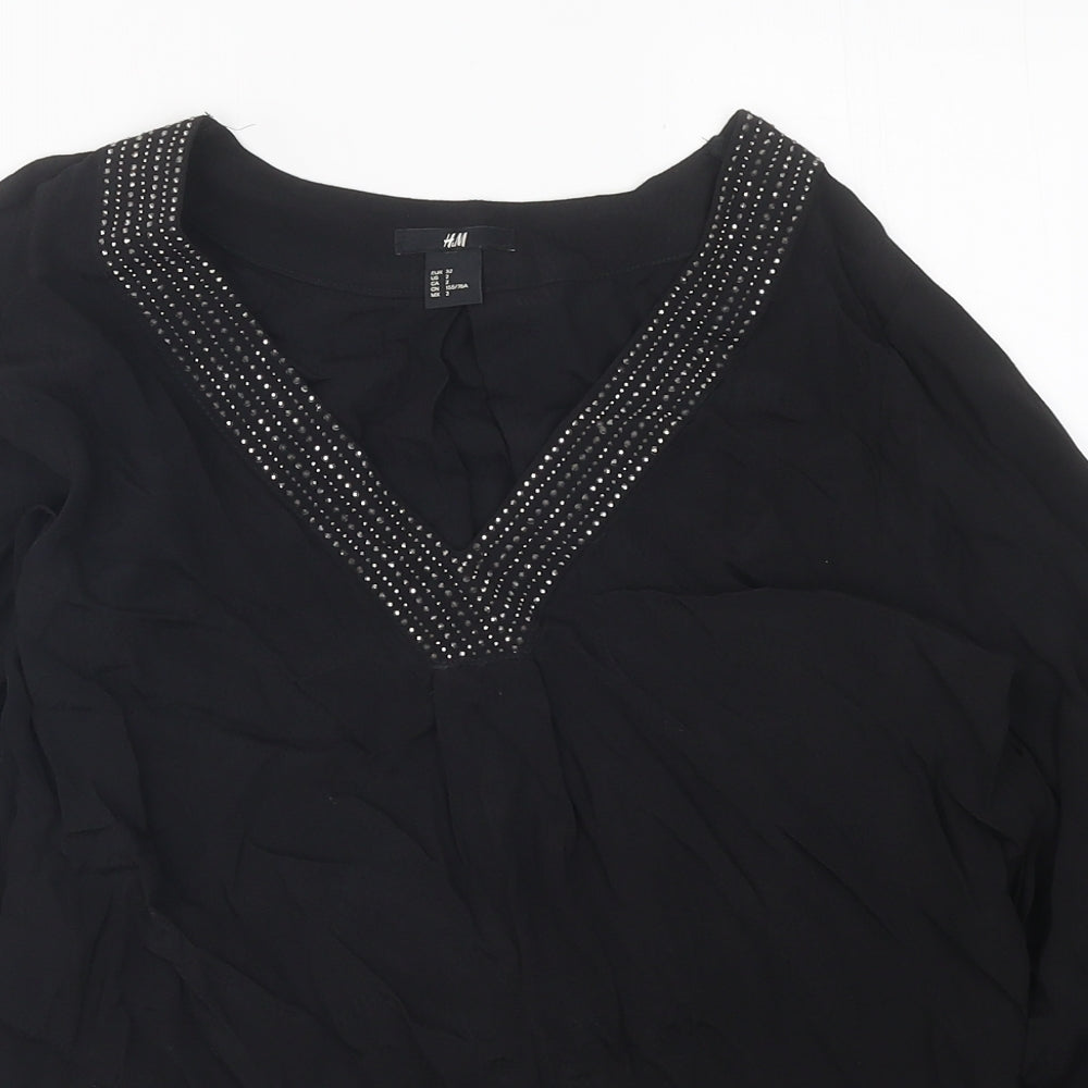 Womens UK Size 4 H&M Black