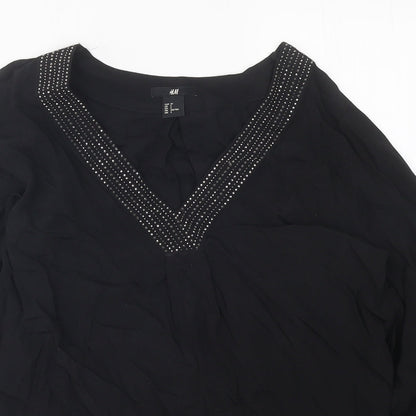 Womens UK Size 4 H&M Black