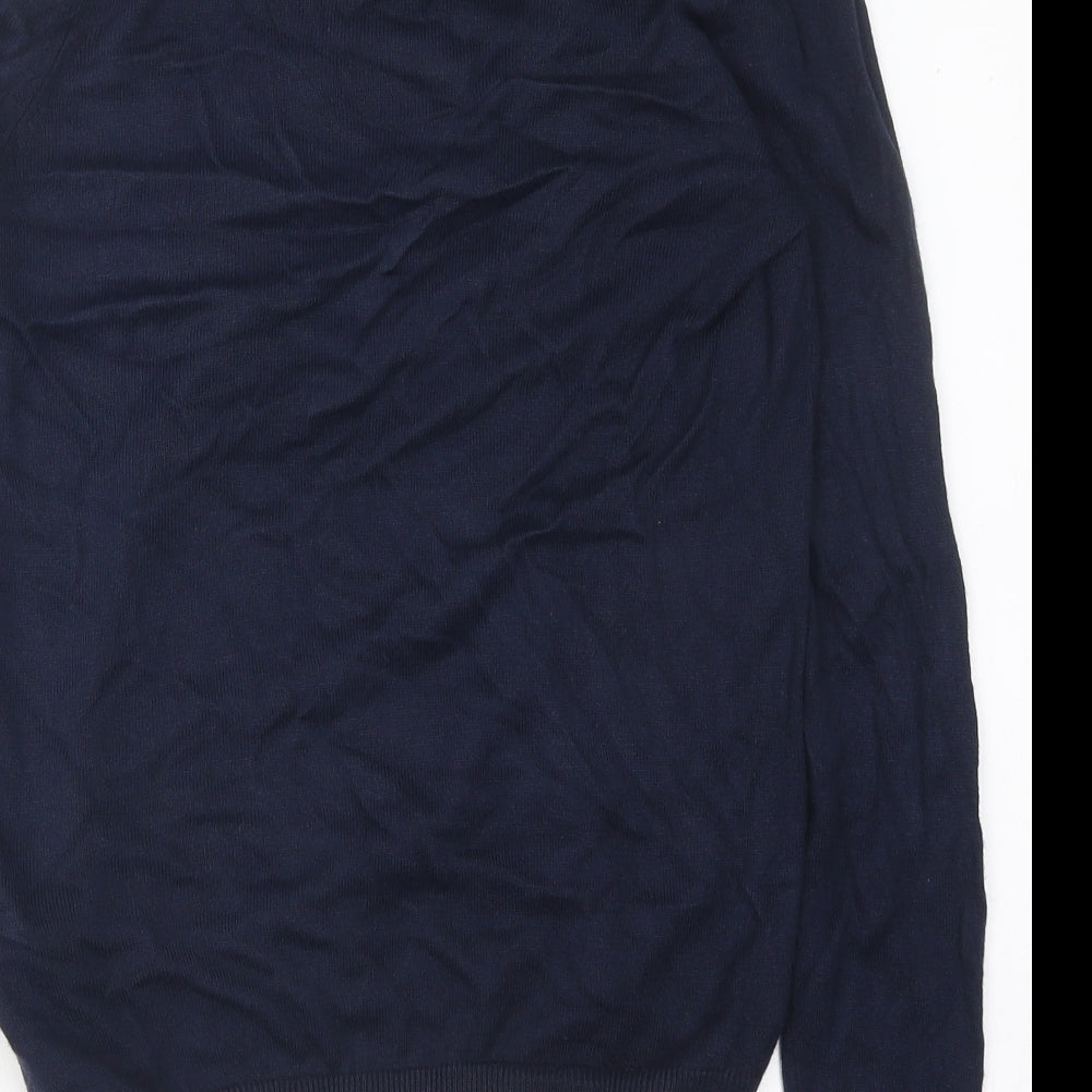 Womens UK Size 10 Marks and Spencer Blue Pullover Jumper