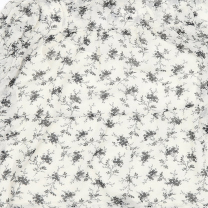 Womens UK Size 8 Marks and Spencer White Basic Blouse