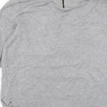 Womens UK Size 14 Papaya Grey Pullover Jumper