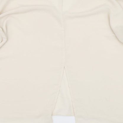 Womens UK Size 12 River Island Beige Basic Blouse