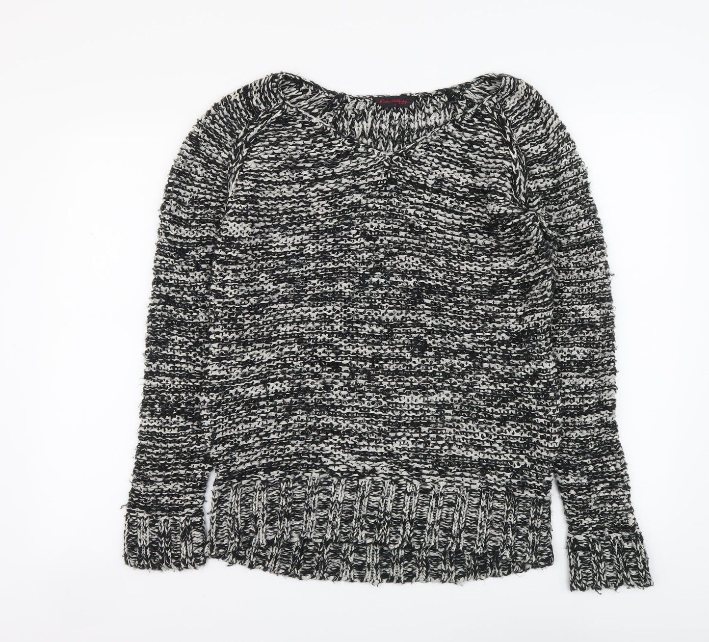 Womens UK Size 8 Miss Selfridge Black Pullover Jumper
