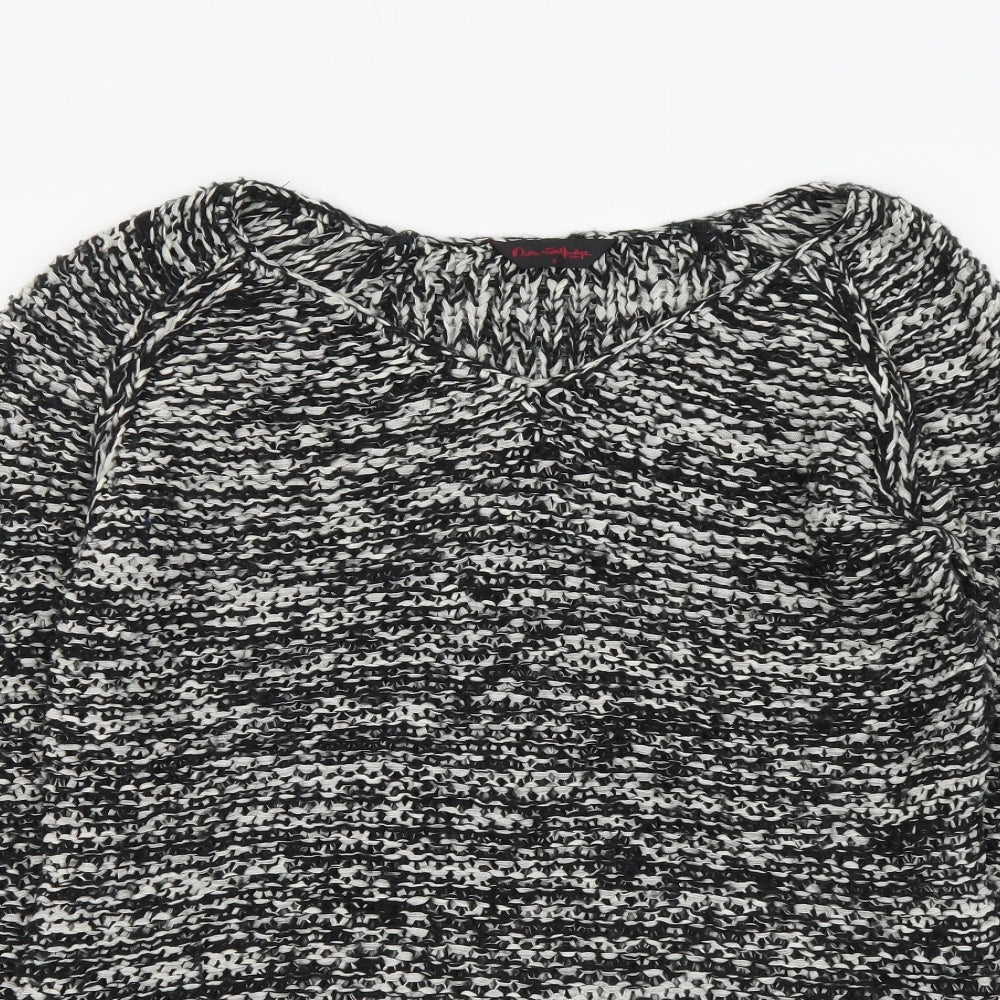 Womens UK Size 8 Miss Selfridge Black Pullover Jumper