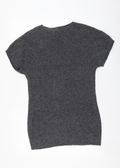 Womens UK Size S Monsoon Grey Tunic Jumper