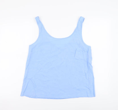 Primark Womens Blue Polyester Camisole Tank Size 12 Round Neck