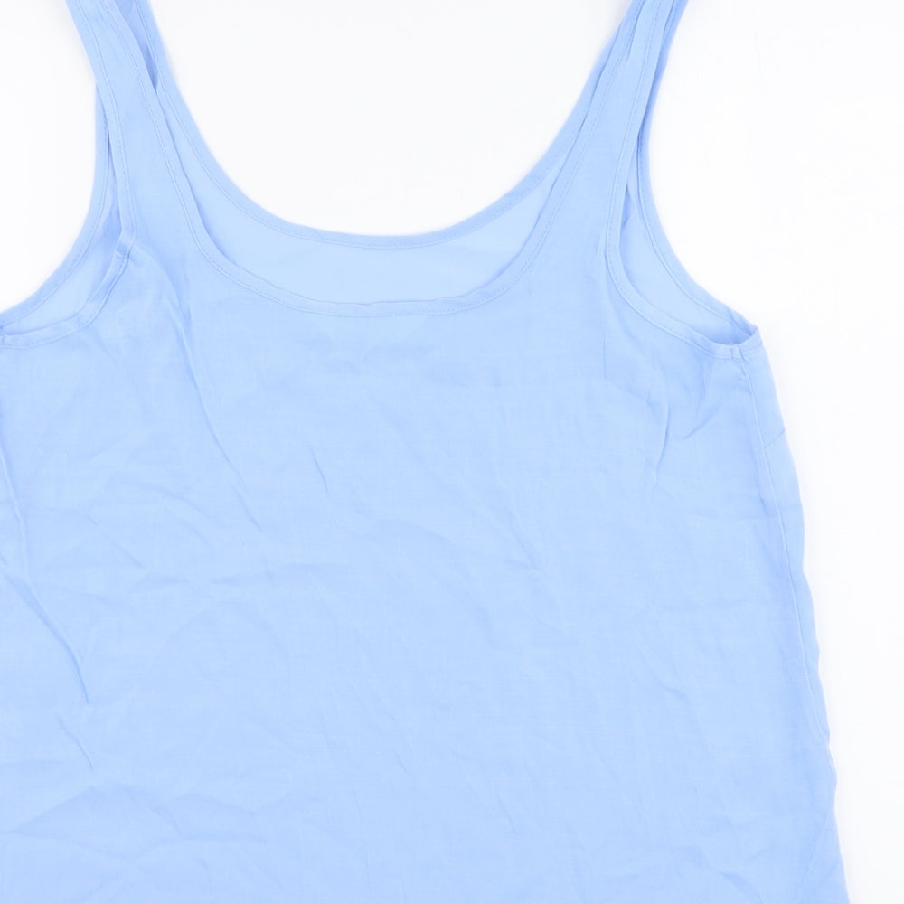 Primark Womens Blue Polyester Camisole Tank Size 12 Round Neck