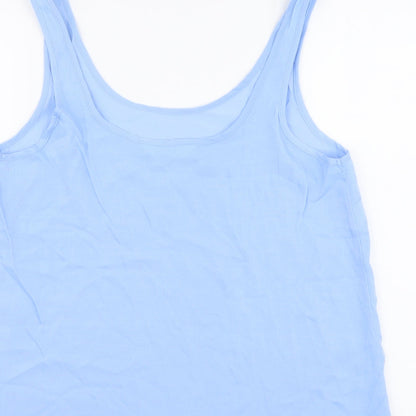 Primark Womens Blue Polyester Camisole Tank Size 12 Round Neck
