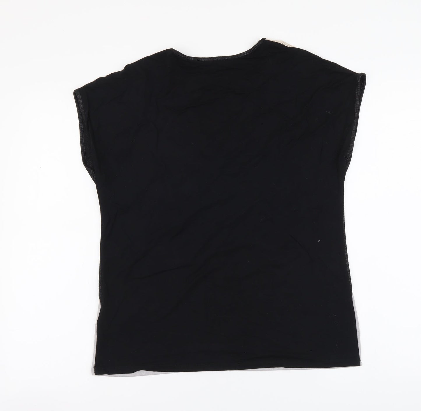 Womens UK Size S Oasis Multicoloured Basic T-Shirt