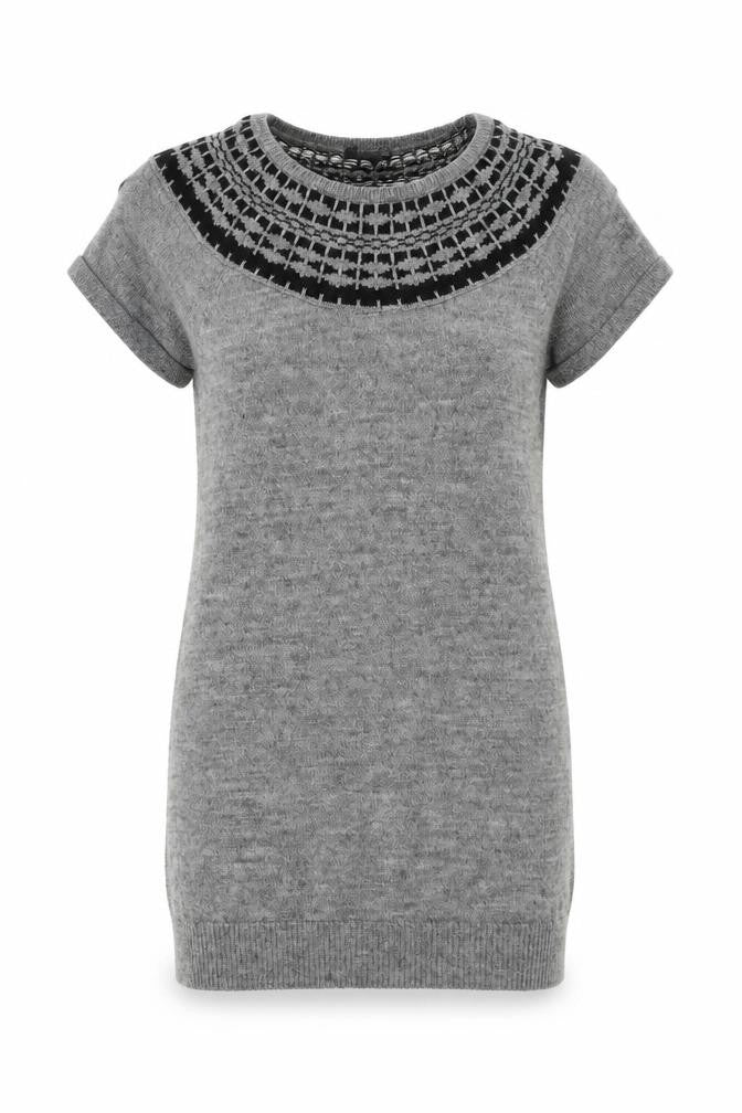 Womens UK Size M H&M Grey Tunic Jumper