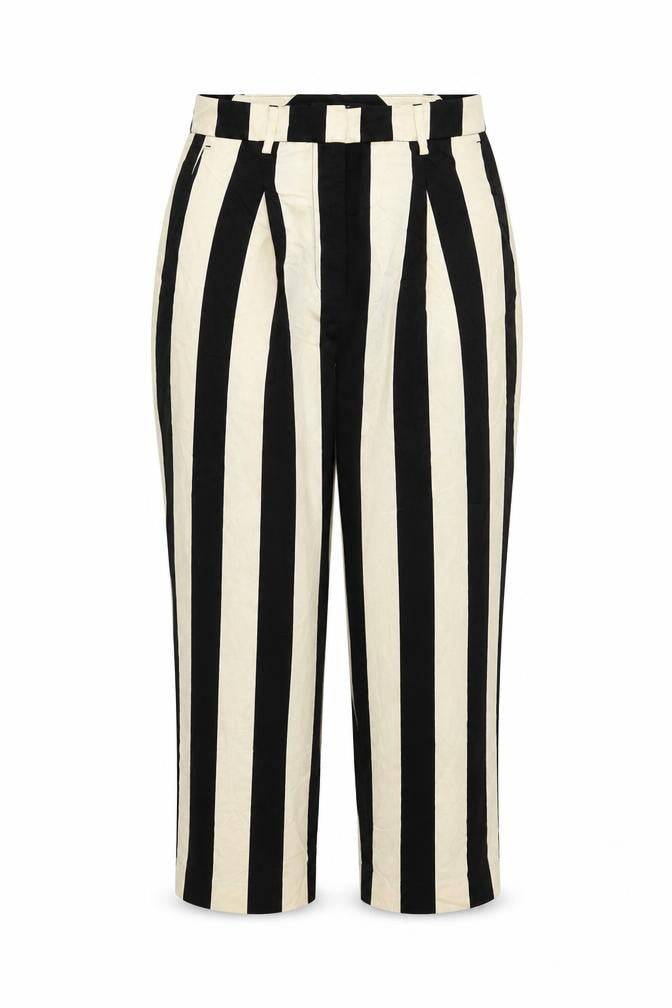 Womens UK Size 10 Marks and Spencer Regular Fit Cropped Beige Trousers