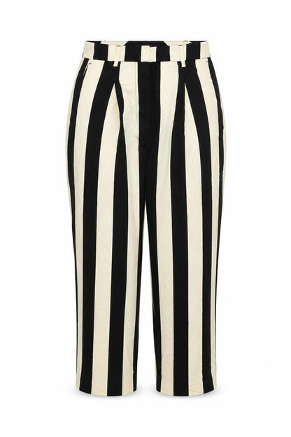 Womens UK Size 10 Marks and Spencer Regular Fit Cropped Beige Trousers