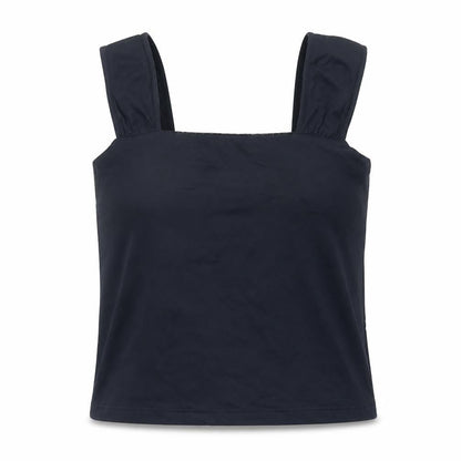 Mamut Womens Black Polyester Cropped Tank Size 12 Square Neck