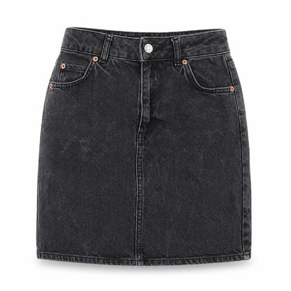 Womens UK Size 6 Topshop A-Line Denim Skirt