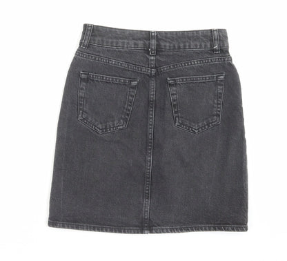 Womens UK Size 6 Topshop A-Line Denim Skirt