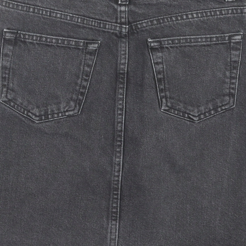 Womens UK Size 6 Topshop A-Line Denim Skirt