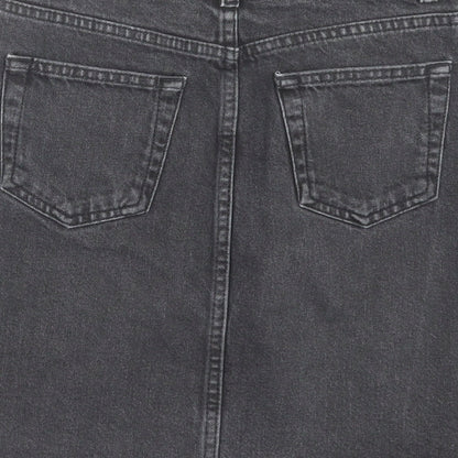 Womens UK Size 6 Topshop A-Line Denim Skirt