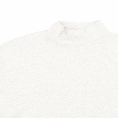 Womens UK Size M New Look Beige Cropped T-Shirt