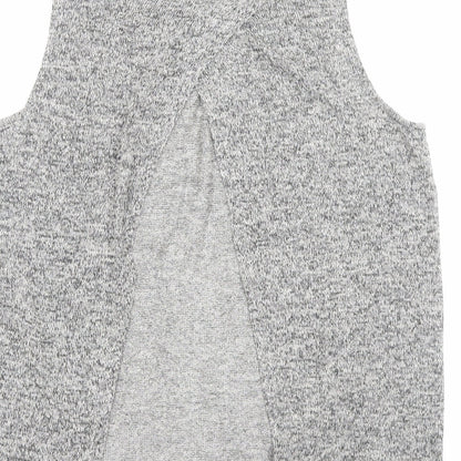 Womens UK Size 10 River Island Grey Basic Tank