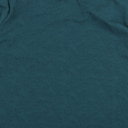Womens UK Size 14 Marks and Spencer Green Basic T-Shirt
