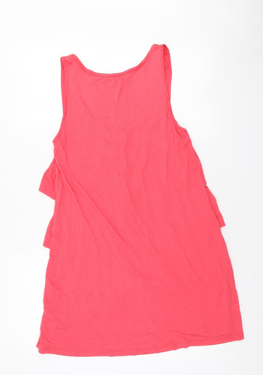 Womens UK Size M M&Co Pink Tunic T-Shirt