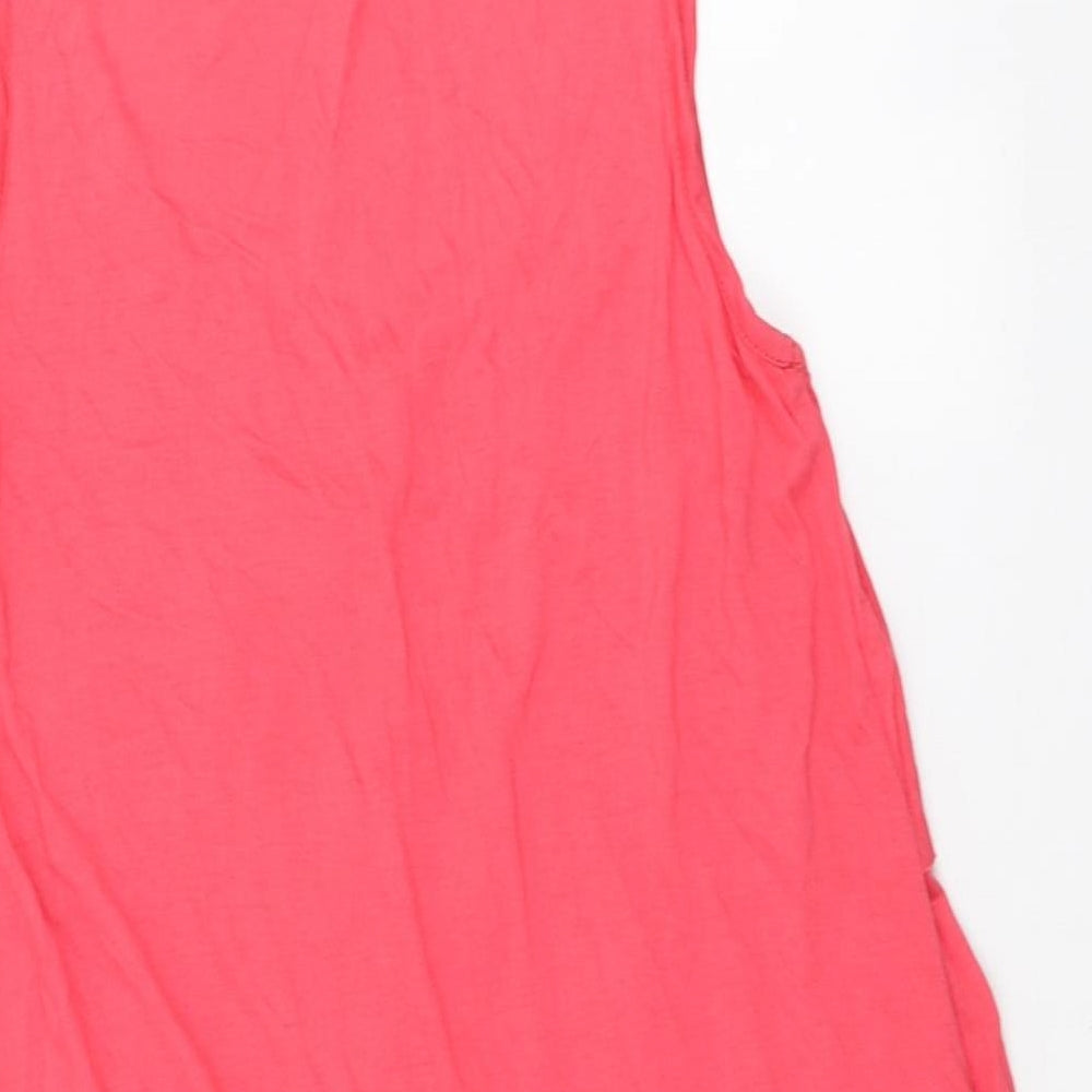 Womens UK Size M M&Co Pink Tunic T-Shirt