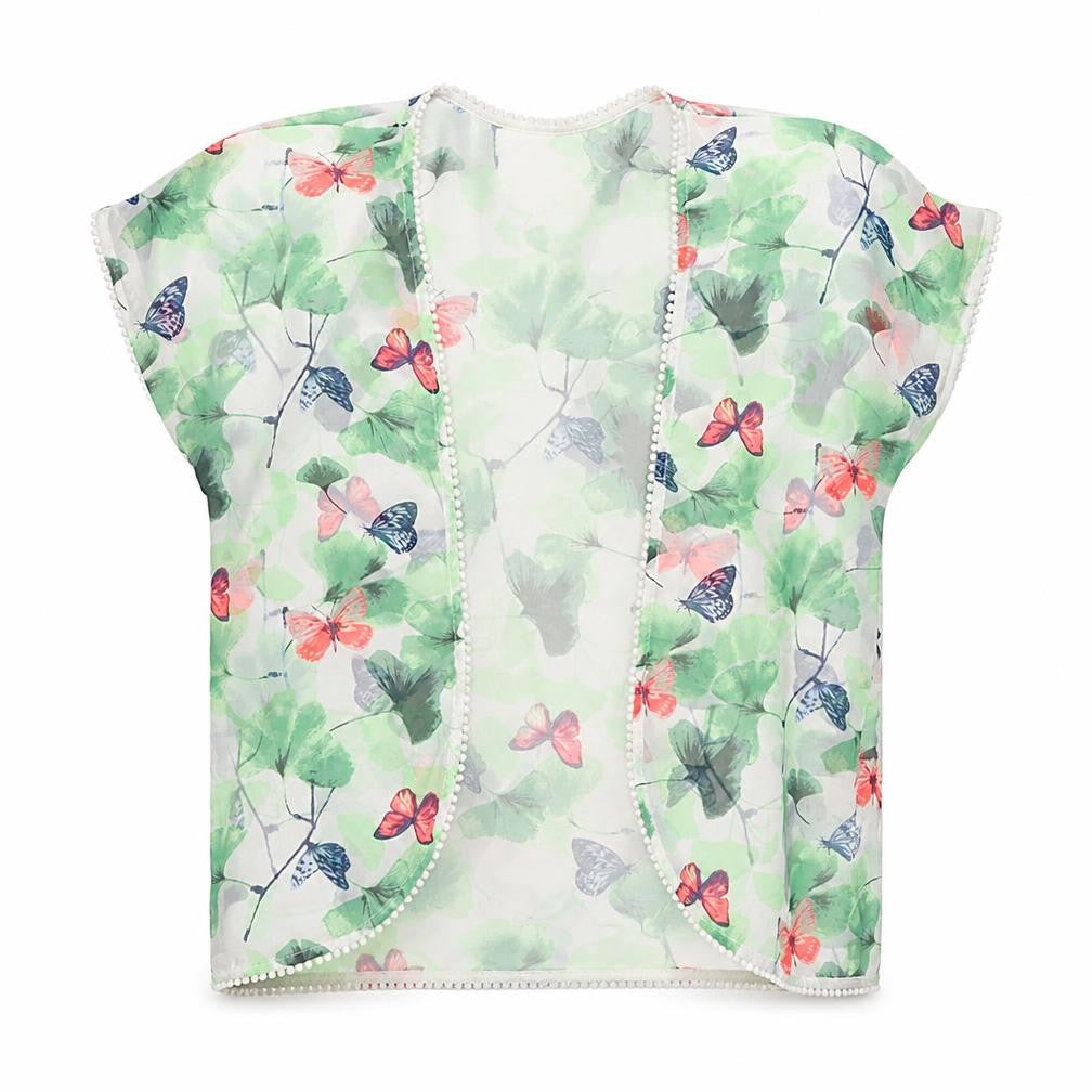 Womens UK Size M H&M Multicoloured Kimono Blouse