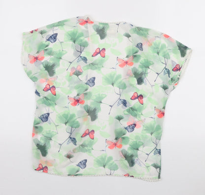Womens UK Size M H&M Multicoloured Kimono Blouse