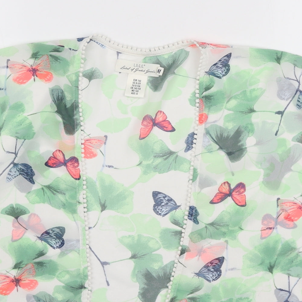 Womens UK Size M H&M Multicoloured Kimono Blouse
