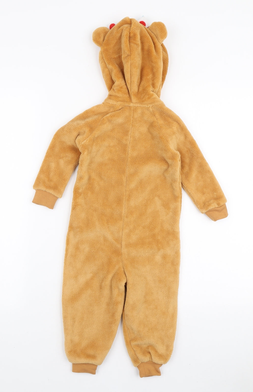 George Girls Brown Solid Polyester Robe One Piece Size 12-18 Months Zip - Blush Pudsey